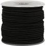 Gummiband 2 mm - Schwarz - 25 m