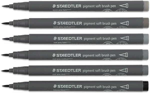 Staedtler Pigment Soft Brush Pen Staedtler Pigment Soft Brush Pen