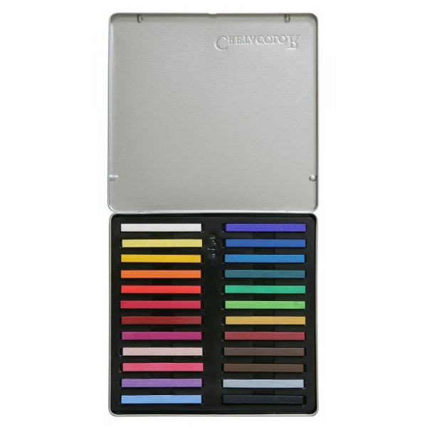 Cretacolor Carre Pastell-Set - 24 Buntstifte