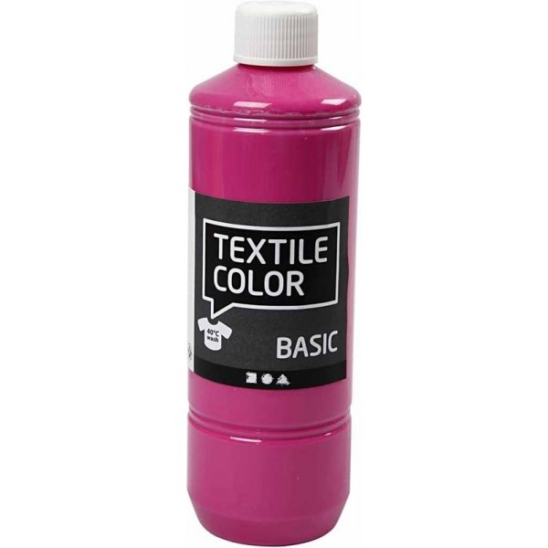 Textile Color Textilfarbe - Rosa - 500 ml