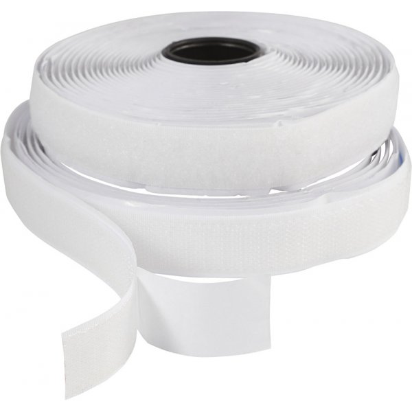 Klettband - weiß - selbstklebend - 5 m Klettband - weiß - selbstklebend - 5 m