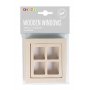 Holzfenster - Miniatur - 2 Stk Holzfenster - Miniatur - 2 Stk
