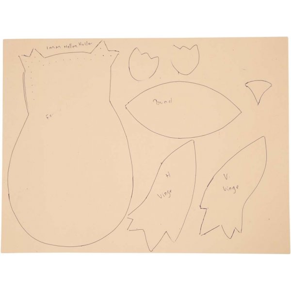 Dekogummi - gemischte Farben - A4 - 30 Stk Dekogummi - gemischte Farben - A4 - 30 Stk