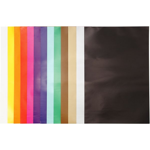 Glanzpapier - gemischte Farben - 100 Blatt Glanzpapier - gemischte Farben - 100 Blatt
