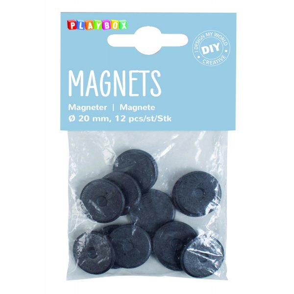 Magnete Ø 20 mm - 12 Stk Magnete Ø 20 mm - 12 Stk