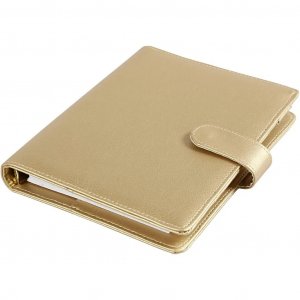 Kalender mit Ringbuch - Gold Kalender mit Ringbuch - Gold