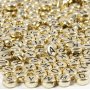 Buchstabenperlen - Gold - 7 mm - ca. 200 Stk