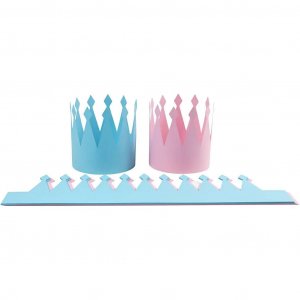 Geburtstagskronen - Hellblau und Pink Geburtstagskronen - Hellblau und Pink