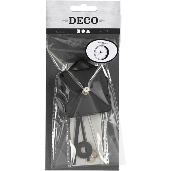 Uhrwerk - 10 mm - schwarz Uhrwerk - 10 mm - schwarz