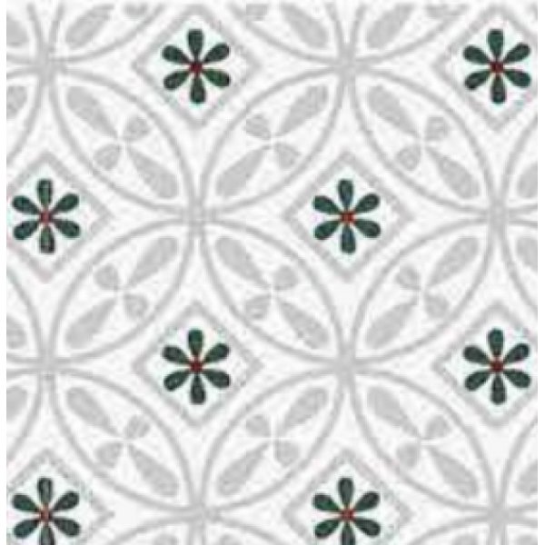 Wachstuch Eleganz Marokkanische Fliese schwarz/wei
