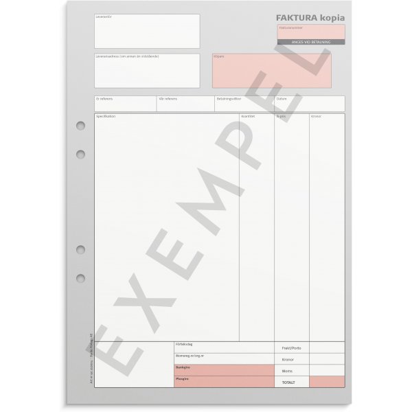 Rechnung - A4 mit 1 Kopie Rechnung - A4 mit 1 Kopie
