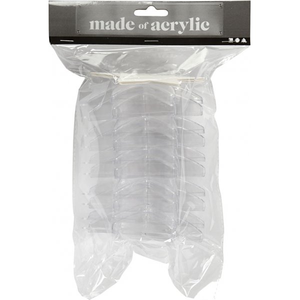 Deko-Stern - transparent - 5 Stk Deko-Stern - transparent - 5 Stk