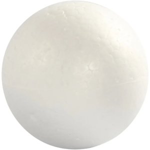 Styroporkugeln - wei� - �8 cm - 5 Stk