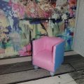 Kundenbild Filzplatte 20 x 30 cm - hellrosa 145g/m² 100% Viskose