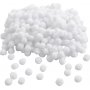 Pompons - wei - 450 Stk