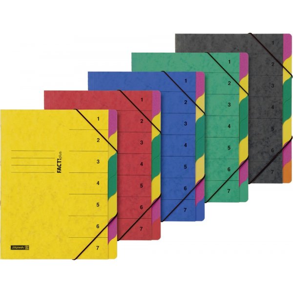 Ordner mit Aufzeichnungen - FAKT! - 7 Registerkarten