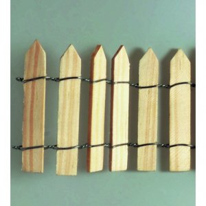 Holzzaun 19,5 x 6 cm - unbehandelt Holzzaun 19,5 x 6 cm - unbehandelt