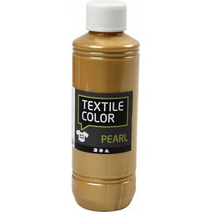 Textilfarbe - Gold - Perlmutt - 250 ml Textilfarbe - Gold - Perlmutt - 250 ml
