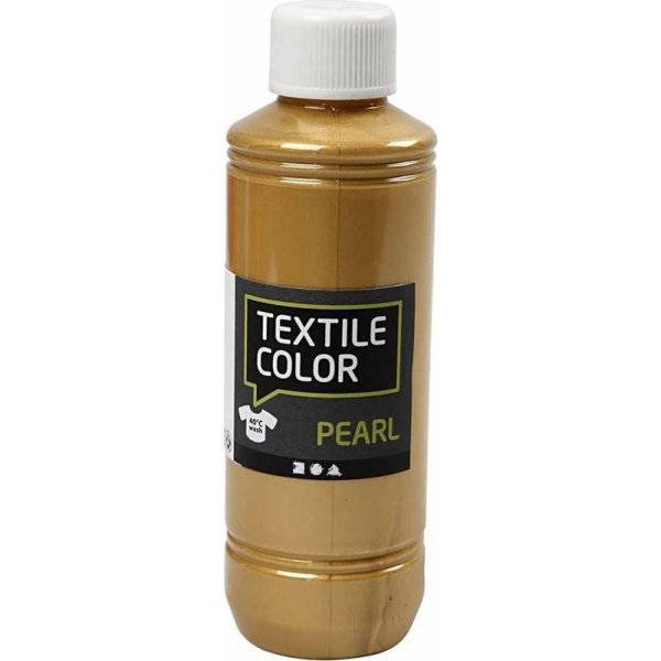 Textilfarbe - Gold - Perlmutt - 250 ml