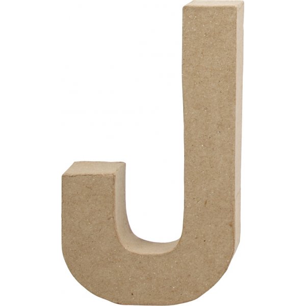 Pappbuchstabe - J - 5 cm Pappbuchstabe - J - 5 cm