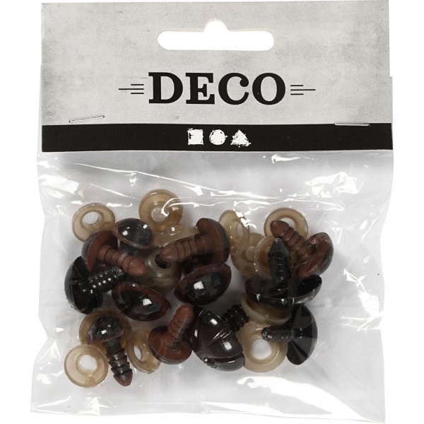 Teddyaugen und Teddybären - 12 Stk Teddyaugen und Teddybären - 12 Stk