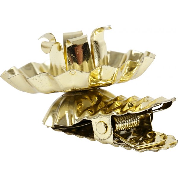 Lichtclips - vergoldet - Ø40 mm - 8 Stk Lichtclips - vergoldet - Ø40 mm - 8 Stk