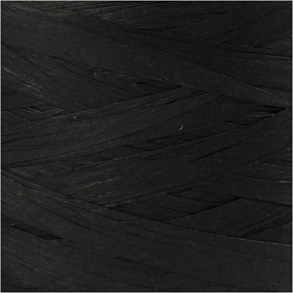 Raffia-Papiergarn - Schwarz - 100 m Raffia-Papiergarn - Schwarz - 100 m