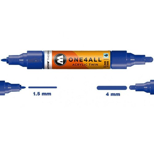 Acrylmarker One4All Twin 1,5 + 4 mm Acrylmarker One4All Twin 1,5 + 4 mm