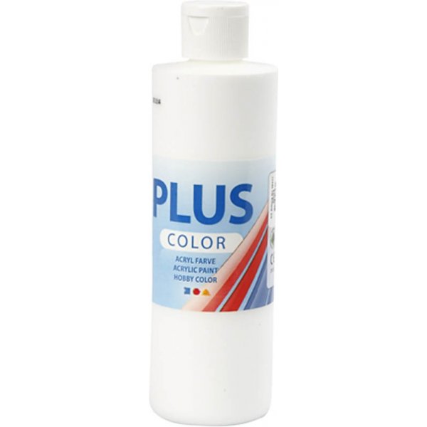 Plus Color Hobbyfarbe - Weiß - 250 ml Plus Color Hobbyfarbe - Weiß - 250 ml