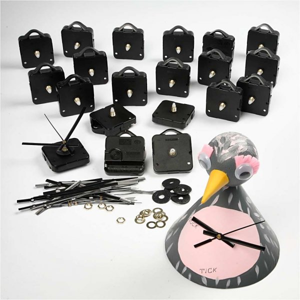 Uhrwerk - 3 mm - schwarz Uhrwerk - 3 mm - schwarz