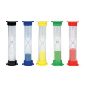 Mini-Sanduhr 9 cm - 30 Sek. bis 10 Min. Mini-Sanduhr 9 cm - 30 Sek. bis 10 Min.