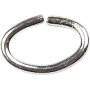 Ovale Ringe - versilbert - 50 Stk