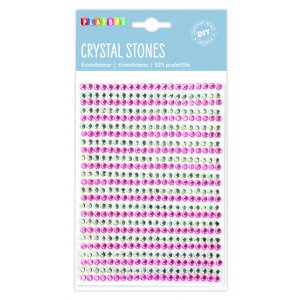 Kristallsteine rosa und silber Kristallsteine rosa und silber