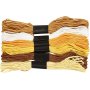 Harmoni Stickgarn - golden - 6 Bndel