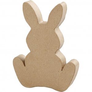 Pappmaché-Hase - Höhe 18 cm Pappmaché-Hase - Höhe 18 cm
