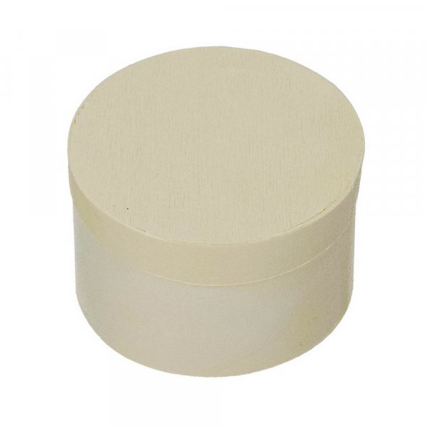 Sperrholzkiste ø 65 mm H 40 mm - unbehandelt rund Sperrholzkiste ø 65 mm H 40 mm - unbehandelt rund