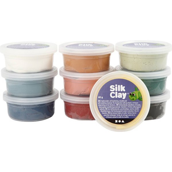 Silk Clay® - matte Farben - 10 x 40 g Silk Clay® - matte Farben - 10 x 40 g