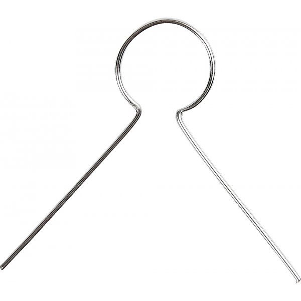 Aufhängehaken - versilbert - 50 Stk Aufhängehaken - versilbert - 50 Stk