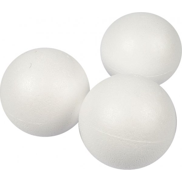 Styroporkugeln - wei - 8 cm - 25 Stk