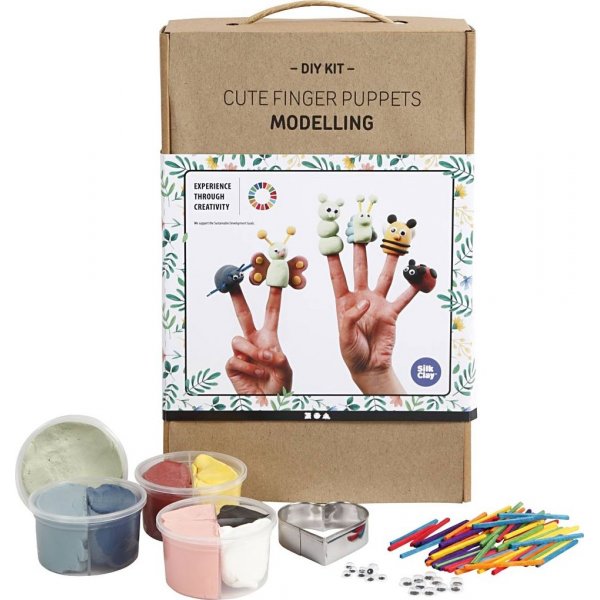 Bastelset - Niedliche Fingerpuppen