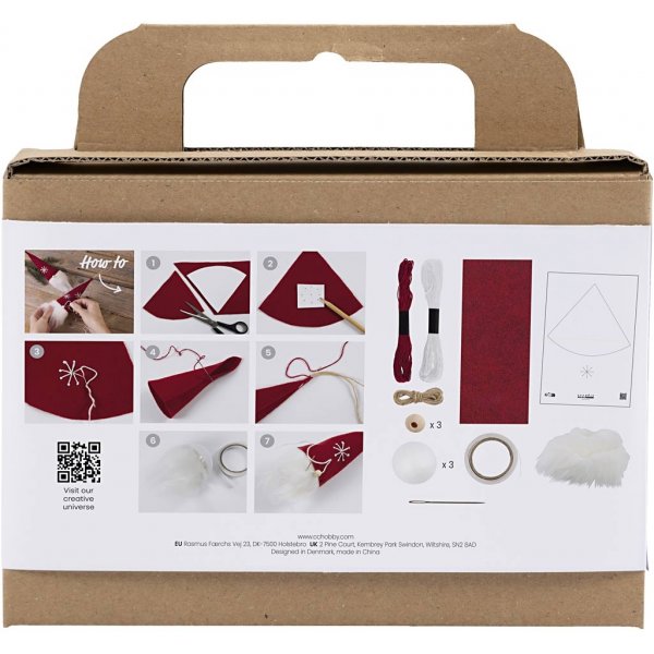 DIY Kit Weihnachtsmann aus Filz DIY Kit Weihnachtsmann aus Filz