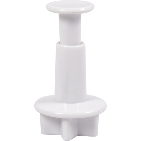 Geprägter Ausstecher - weiß - Stern Geprägter Ausstecher - weiß - Stern