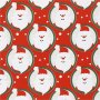 Geschenkpapier - rot - Weihnachtsmann - 5 m