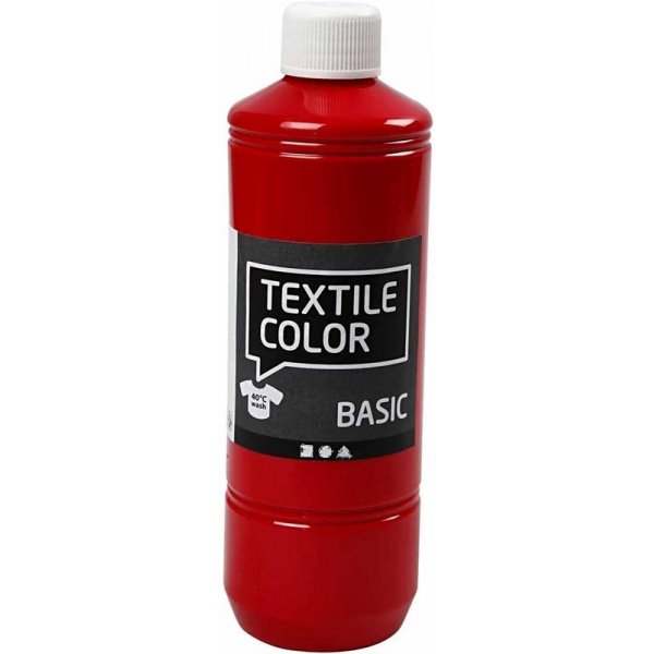 Textilfarbe Textilfarbe - Rot - 500 ml Textilfarbe Textilfarbe - Rot - 500 ml