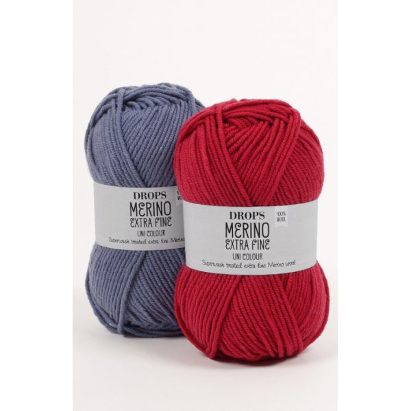 Drops Merino Extra Fine Garn - 50 g (ca. 30 verschiedene Farboptionen) Drops Merino Extra Fine Garn - 50 g (ca. 30 verschiedene Farboptionen)
