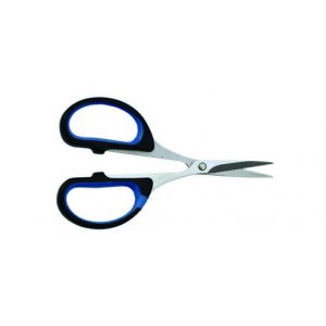 Schere Soft-Cut Premium Line 10,5 cm - schwarz / blau Schere Soft-Cut Premium Line 10,5 cm - schwarz / blau