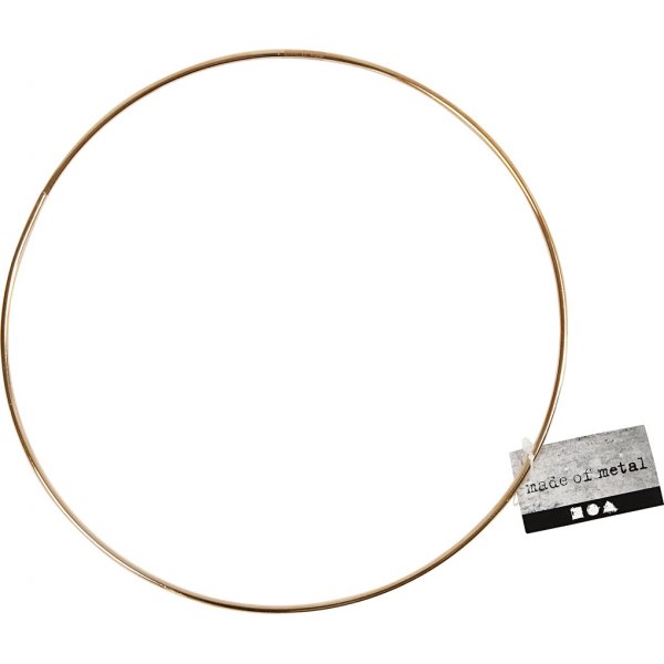 Metallring - Gold - Ø20 cm Metallring - Gold - Ø20 cm
