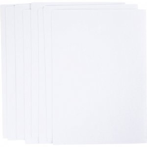 Wasserlösliche Stickfolien A5 Weiß 8 Blatt Wasserlösliche Stickfolien A5 Weiß 8 Blatt