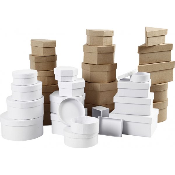 Papaskar - braun - weiß - 30 Stk Papaskar - braun - weiß - 30 Stk