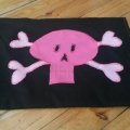 Kundenbild Baumwollflaggenstoff Rosa - 150 cm